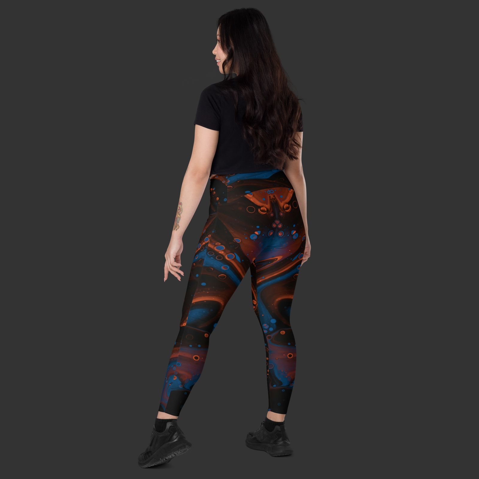 Crossover leggings with pockets - Image 3